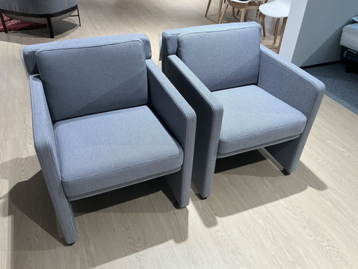 2x Rolf Benz EGO fauteuils toonzaalmodelo