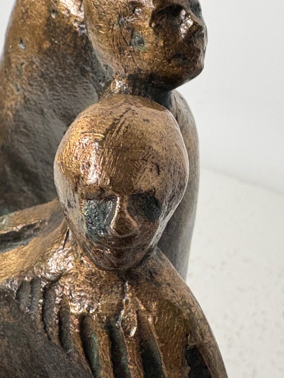 Image 1 of Zwaar bronzen beeld van Willem van der Velden