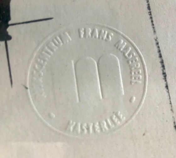 Image 1 of b/w lithograph "Nicolaus Copernicus" by Toon Tersas (1973)