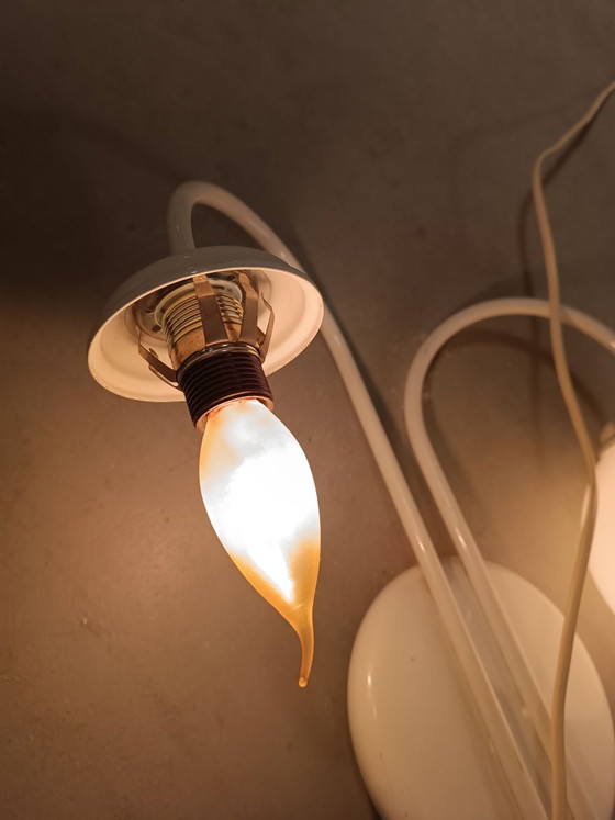 Vintage 2 glazen bollen wandlamp – Wandlampen, Metaal (photo 7 of 14)