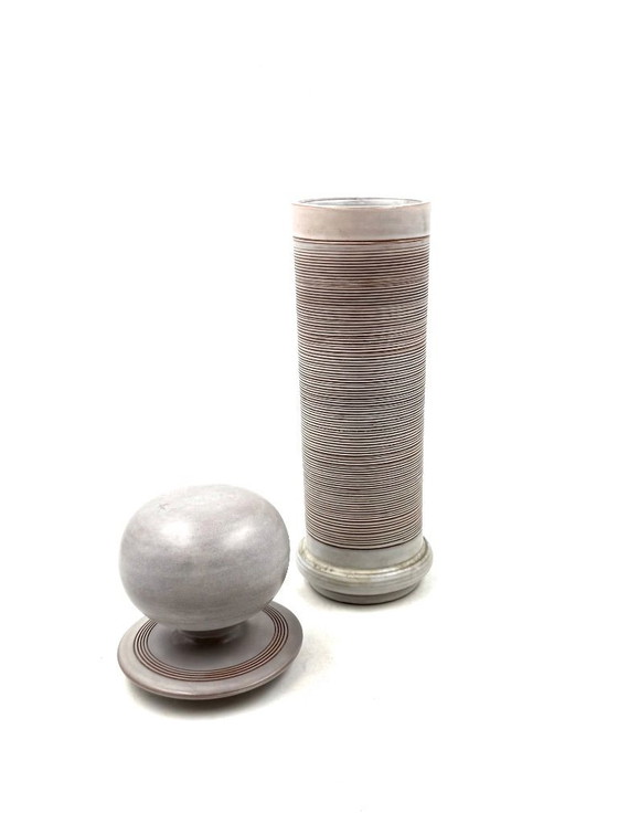 Image 1 of Vaso in gres della metà del secolo scorso, Franco Bucci Italia 1970 ca.