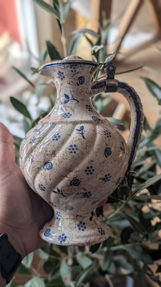 Image 1 of Jarra antigua de loza vidriada - SMF Schramberg - Alemania