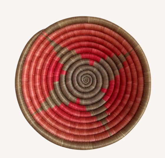 Image 1 of Set of hand-woven (wall) baskets