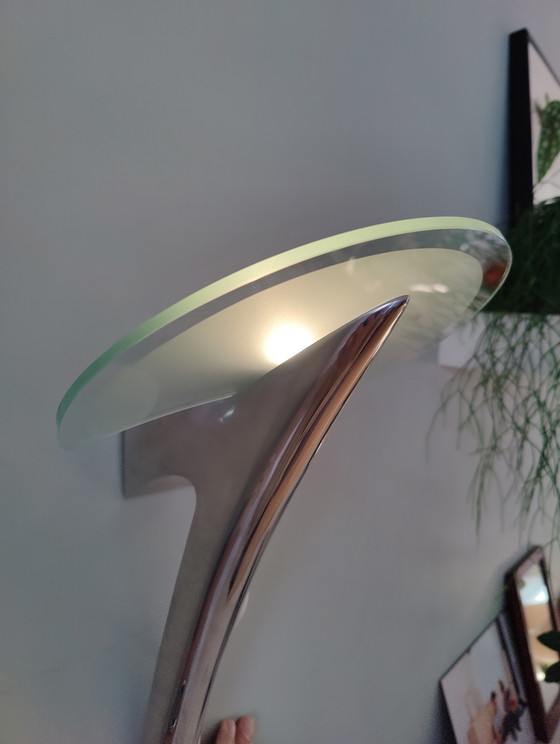 Image 1 of Alien Wall Lamp, Designed by Joan Auger and Produced by Taller Uno / Metalarte in Spain in the 1980s