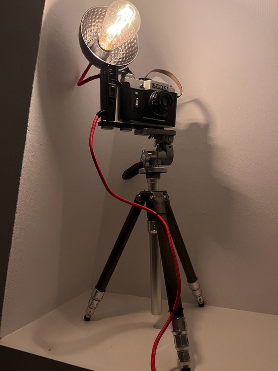 Image 1 of Design USSR Camera built-in lamp on tripod