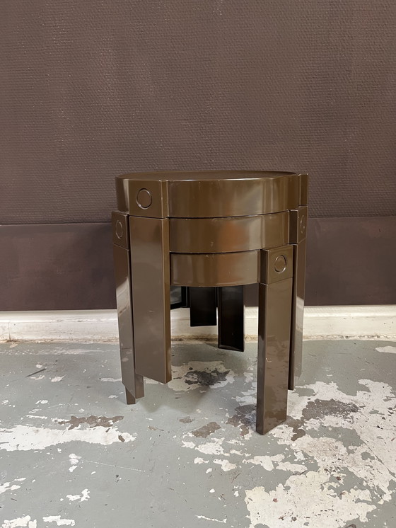 Image 1 of Bijzettafeltjes space age (set van 3)