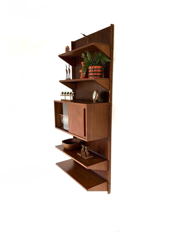 Image 1 of Vintage modular teak wall system '60s