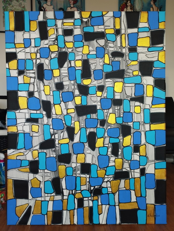 Image 1 of Natia Antadze Abstract Composition XXL