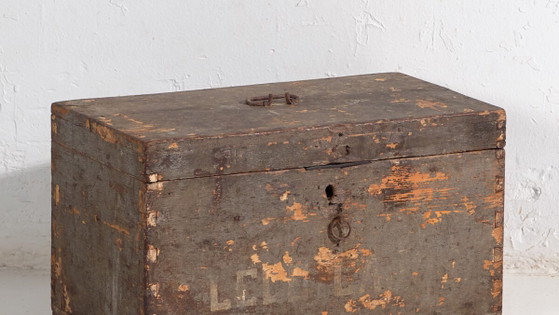 Antique chest with gray patina (c.1920) #72 – Chest of drawers, Rustic (photo 3 of 40)