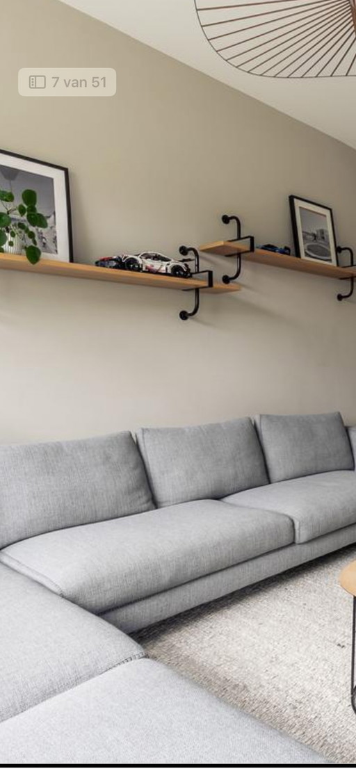 4 Gubi Démon Shelves (2x 155 cm, 2x 95 cm)