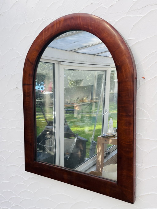 Mahogany wood mirror