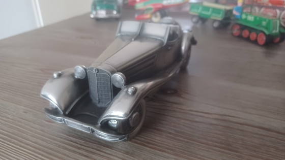 Image 1 of Modellino da scrivania Mercedes Benz 540K in latta e peltro, anno 1939.