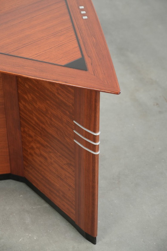 Image 1 of Tavolino/tavolino laterale di lusso dal design triangolare, in stile Art Déco, della serie Decoforma, firmato Schuitema.