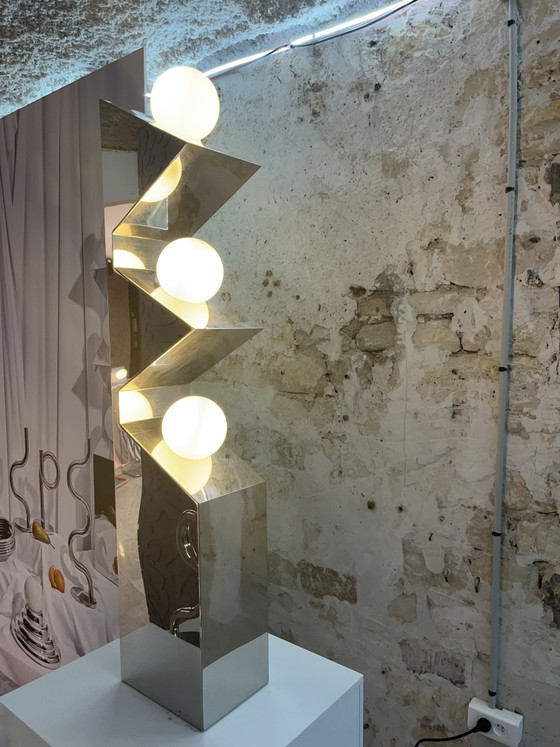 Image 1 of Axel Chay Lampadaire design chrome memphis