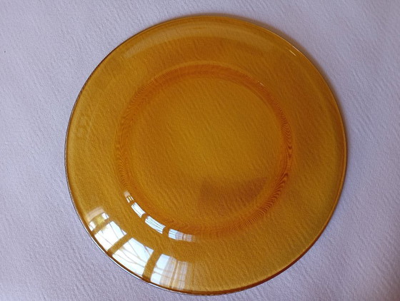 Image 1 of Vereco vintage amber dinner plates