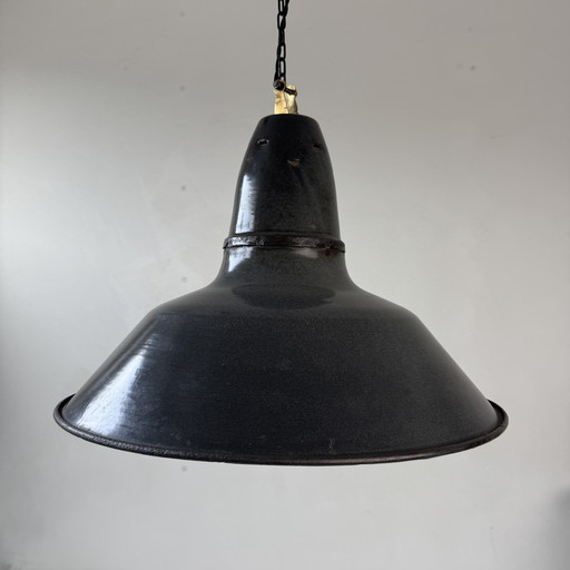 ANCIENNE SUSPENSION INDUSTRIELLE 44 CM
