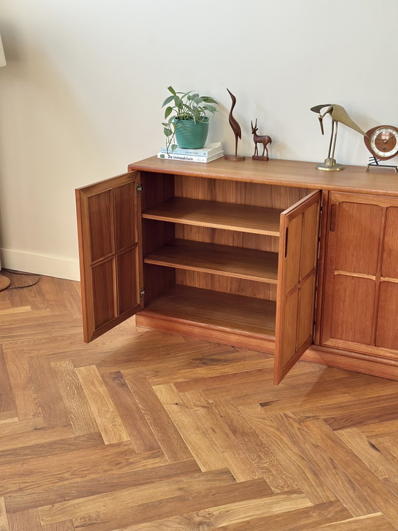 Image 1 of Buffet XXL vintage en teck, design danois, années 50/60/70