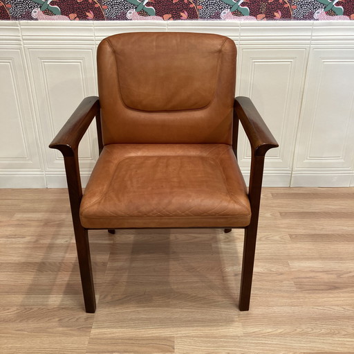 Fauteuil Cuir "Design 1960"