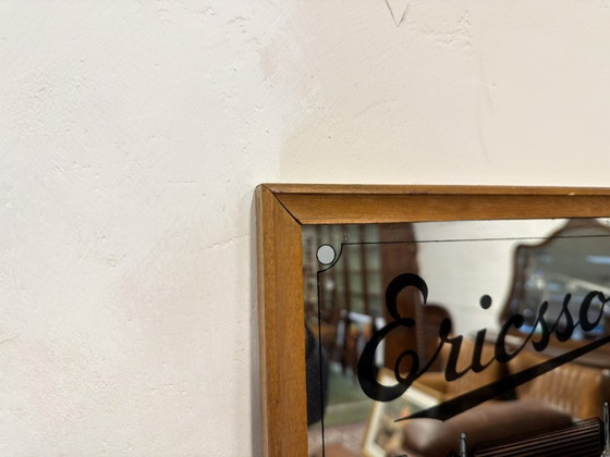 Miroir anglais antique Ericsson – Verre, Bois (photo 2 of 5)