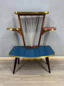 Vintage Formica Mid - Century Plant Table with Space Age vibes.