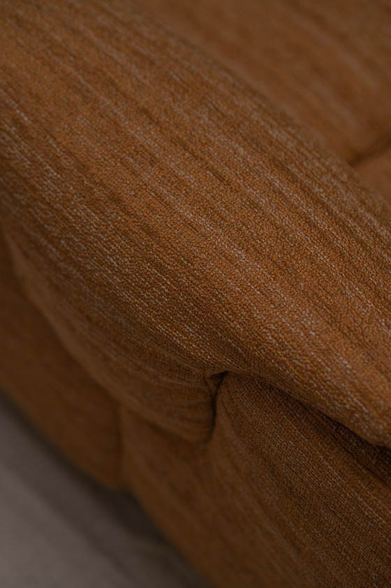 Image 1 of Vertrauliches Dreisitzer-Sofa von Saporiti - Italien 1970er Jahre