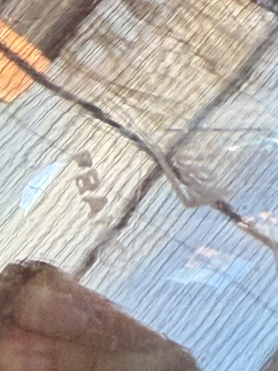 Image 1 of Bol/cendrier en verre vintage