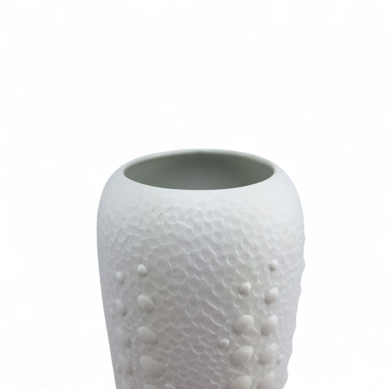 Image 1 of Royal KPM Bavaria porcelain vase Op Art bisque porcelain