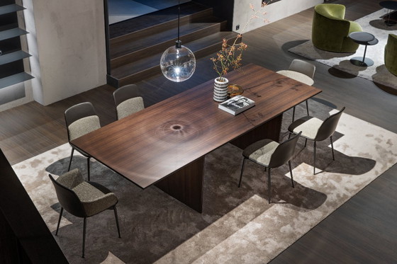 Image 1 of 6x Molteni&C Barbican chairs - 4 without armrests / 2 with armrests