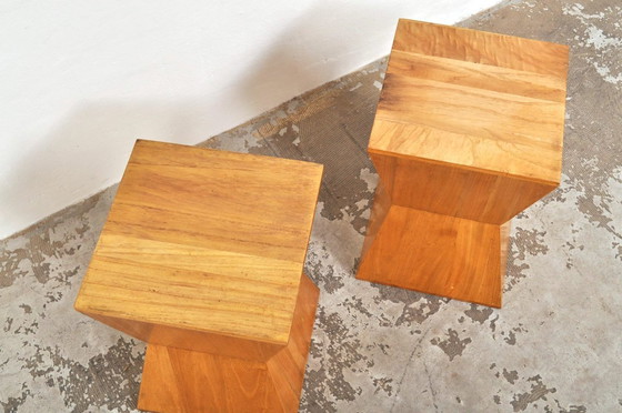 Image 1 of Tavolini geometrici vintage, anni '70