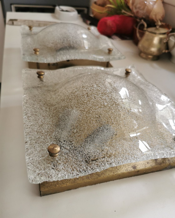 Image 1 of Lampada da parete Murano Graniglia