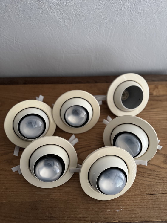 Image 1 of Ceiling recessed spotlights from Massive 6x beige/white
