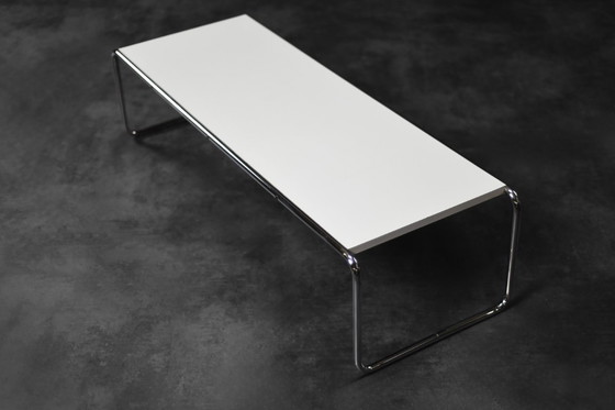 Image 1 of Niedriger Couchtisch der italienischen Mid Century Moderne Laccio Kiga von Marcel Breuer für Gavina, 1960er Jahre