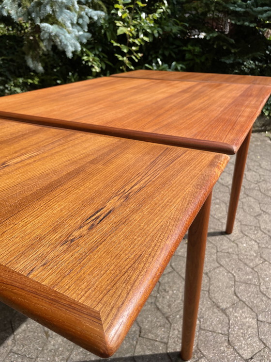 Image 1 of Mesa de comedor danesa de teca de Ansager AM Mobler