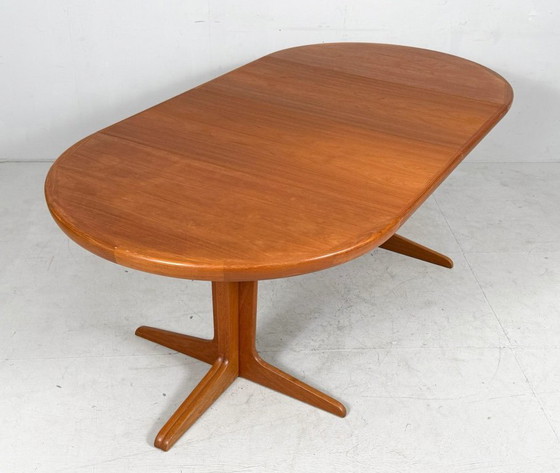 Image 1 of Tavolo da pranzo/tavolo allungabile di metà secolo in teak di VV Møbler, Spøttrup, Danimarca, anni '60