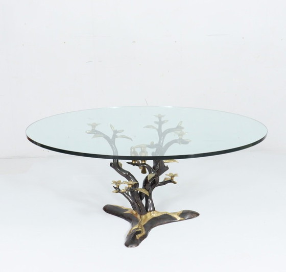 Image 1 of Table basse Hollywood Regency par Willy Daro, Belgique, années 1970