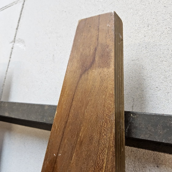 Image 1 of Appendiabiti da parete vintage (anni '60) (appendiabiti in stile Mid-Century Modern) in legno e metallo
