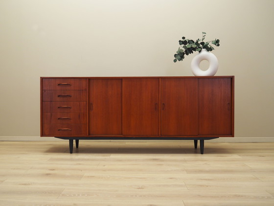 Image 1 of Teakhouten dressoir, Deens ontwerp, jaren 1970, Productie: Denemarken