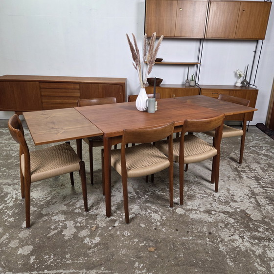Image 1 of Henning Kjaernulf, Vejle vintage 1960s extendable table