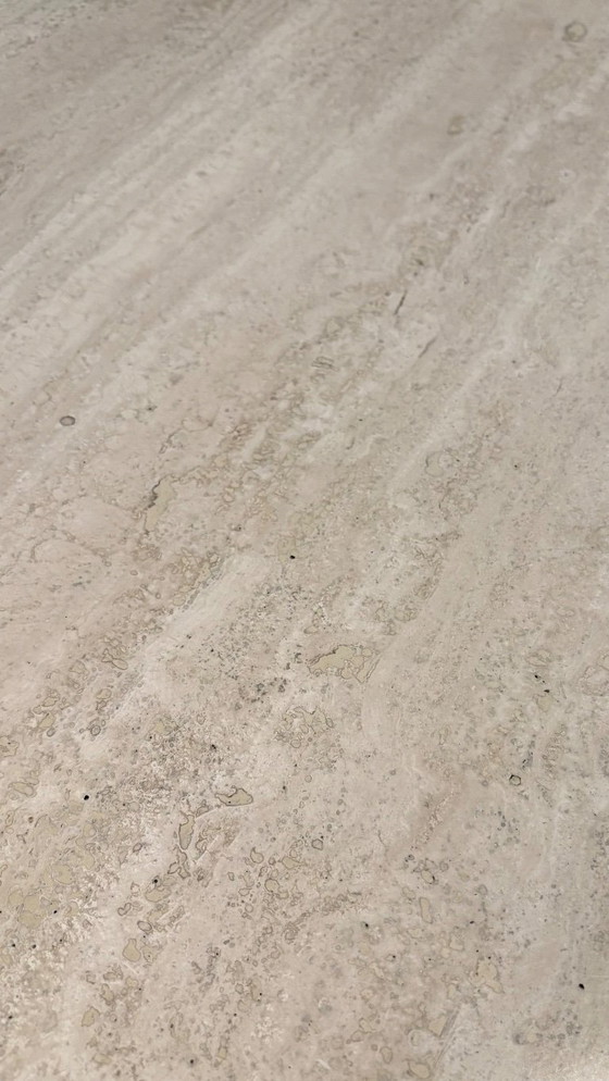 Image 1 of Pair of travertine coffee tables