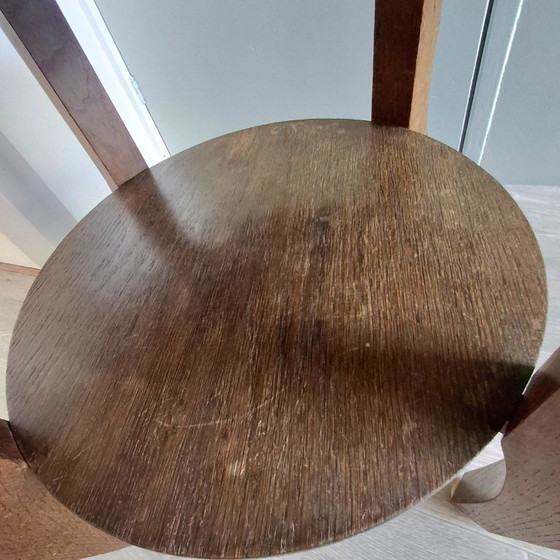 Mesa auxiliar/de fumadores antigua de estilo Art Déco – Mesas auxiliares, Wood, Copper (photo 3 of 10)