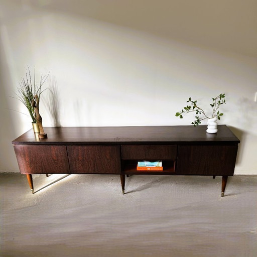 Originales Vintage-Sideboard XL aus Palisanderholz aus den 60er Jahren (2,10 m)