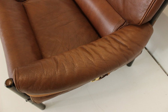 Image 1 of Arne Norell Kontiki Seating Group Leather Sofa Armchair Couch