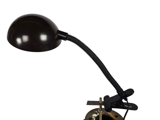 Image 1 of Hala Zeist – Klemmleuchte – Schreibtischlampe – flexibler Arm – niederländische Fertigung – 70er Jahre