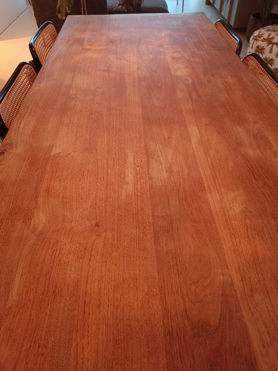 Image 1 of Heavy Solid Teak Dining Table (200x100)
