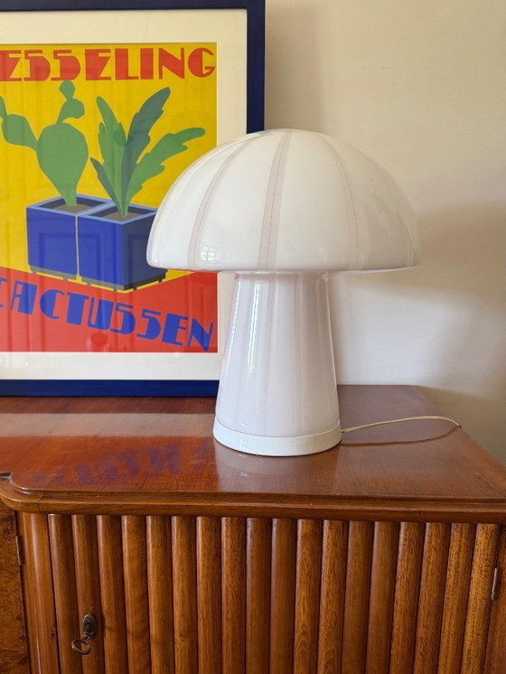 Image 1 of Paddenstoel Murano glazen tafellamp, Italië, 1970