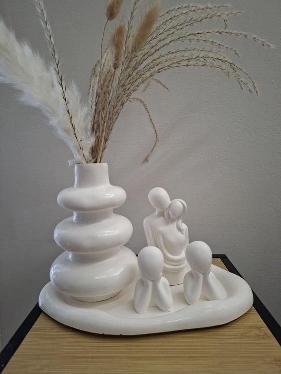 Image 1 of Handcrafted decorative plaster set