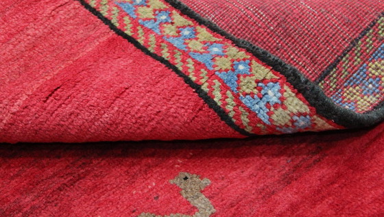 Image 1 of Original Persian carpet Gabbeh Ghashghai oriental carpet 133 cm x 84 cm old natural