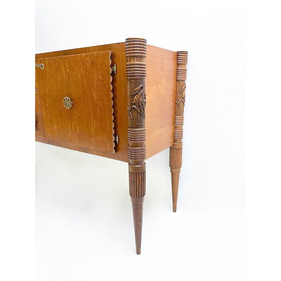 Image 1 of Italiaans dressoir van essenhout uit de Mid Century, Pier Luigi Colli, jaren 1940