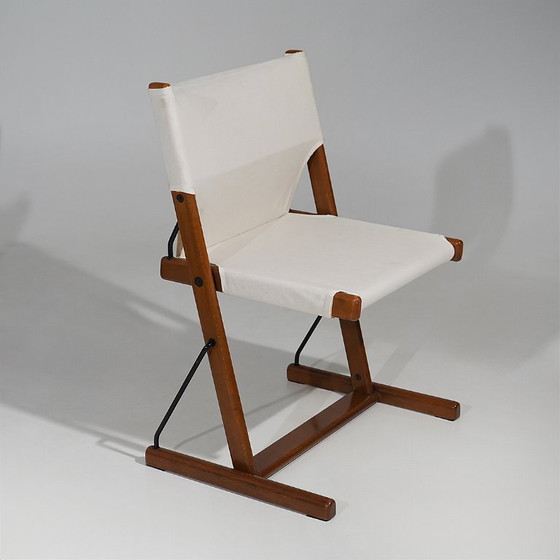 Eight “Nina and Santa Maria” Chairs by Piero De Martini for Cassina, 1970s – Dining chairs, Textile (photo 6 of 15)