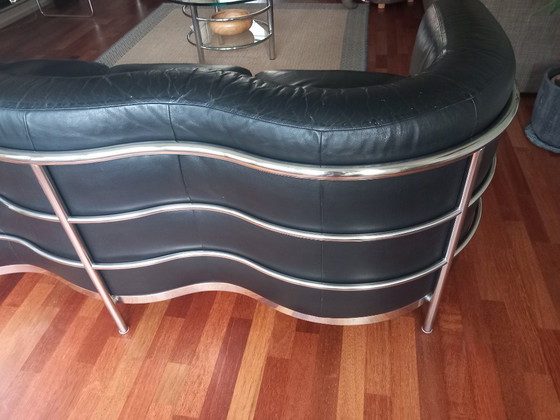 Image 1 of 1x three-seater sofa and 1x armchair Zanotte Onda